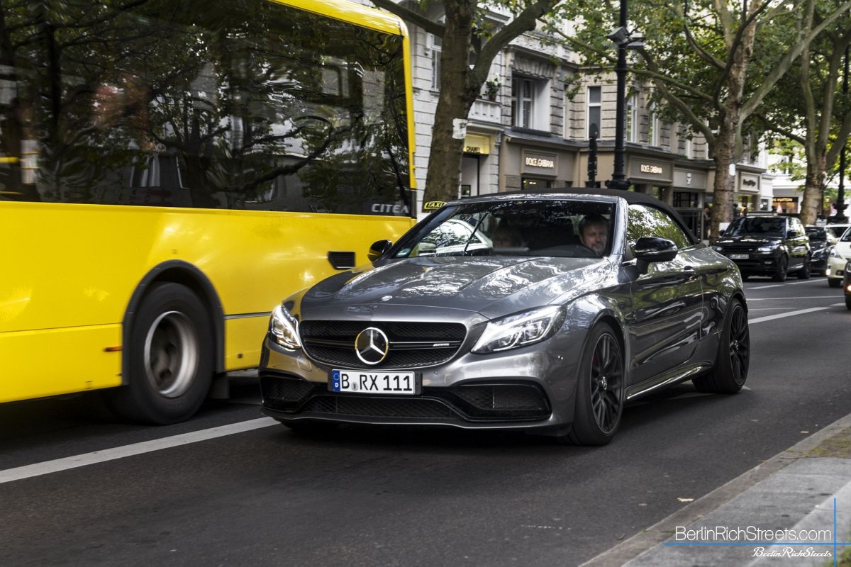 Mercedes-AMG C63 S Convertible (A205) spotted in Berlin — BerlinRichStreets