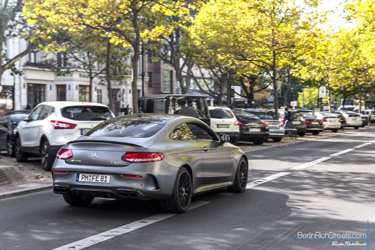 Mercedes-AMG C63 S Coupe (C205) spotted in Berlin — BerlinRichStreets