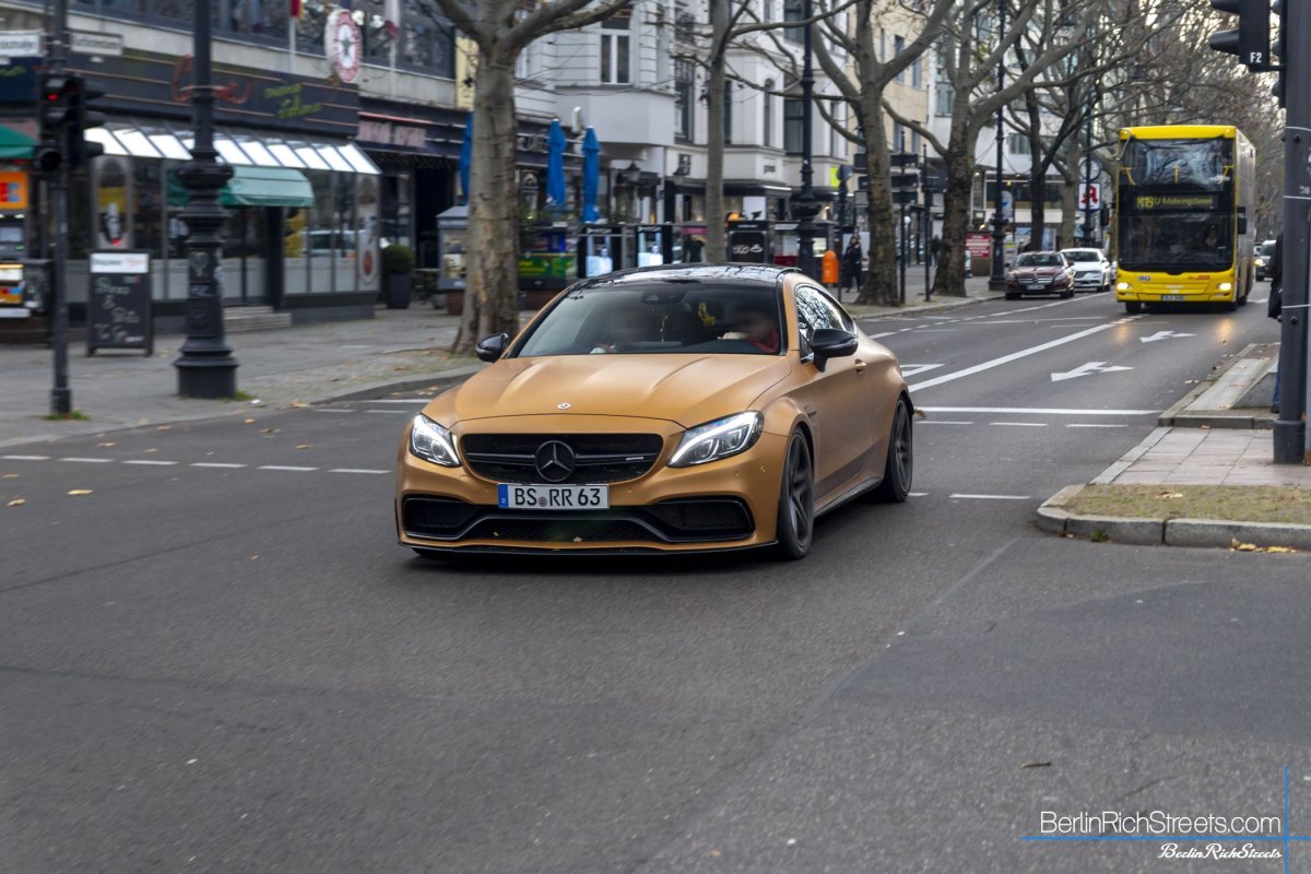 Mercedes-AMG C63 S Coupe (C205) spotted in Berlin — BerlinRichStreets