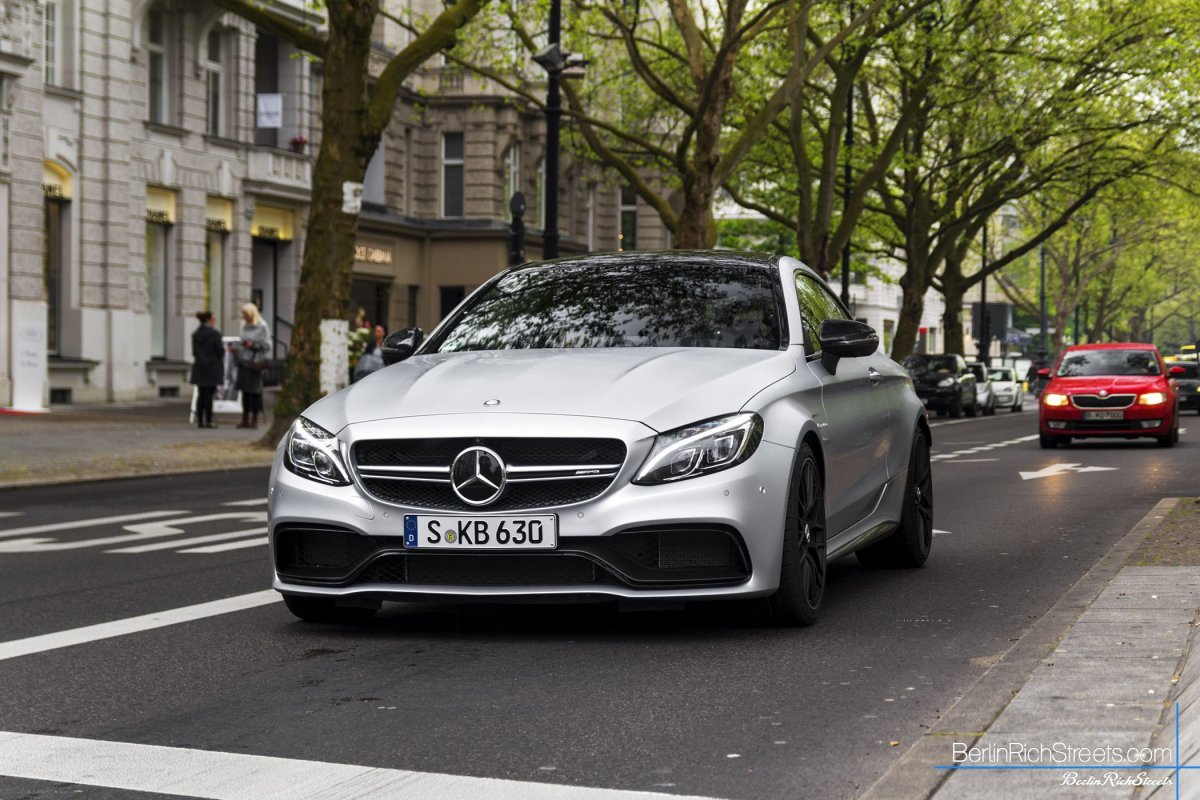 Mercedes-AMG C63 S Coupe (C205) spotted in Berlin — BerlinRichStreets