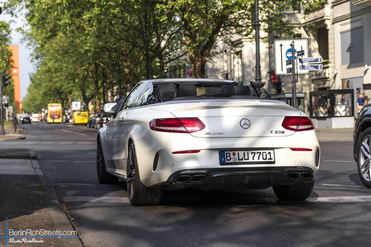 Mercedes-AMG C63 S Convertible (A205) spotted in Berlin — BerlinRichStreets