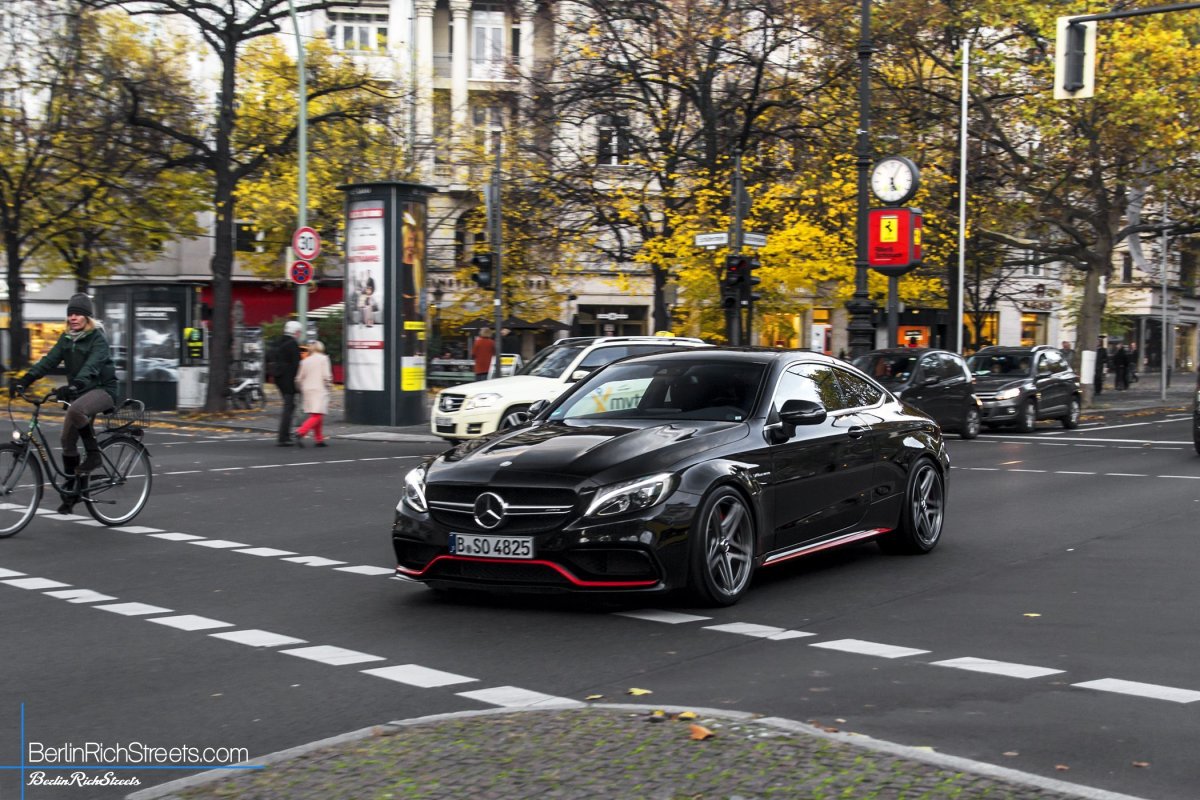 Mercedes-AMG C63 S Coupe (C205) spotted in Berlin — BerlinRichStreets