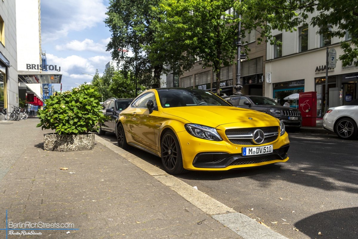 Mercedes-AMG C63 S Coupe (C205) spotted in Berlin — BerlinRichStreets