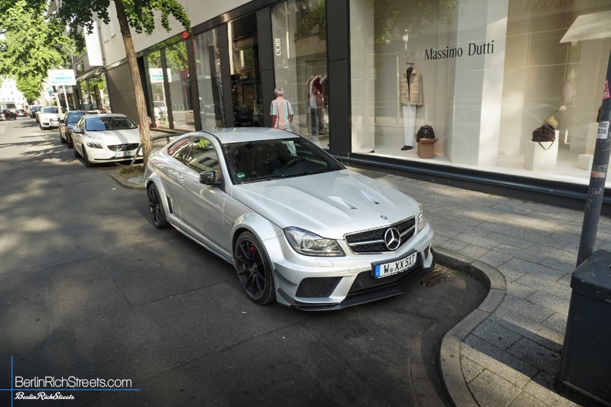 Mercedes-Benz C63 AMG Black Series spotted in Düsseldorf — BerlinRichStreets
