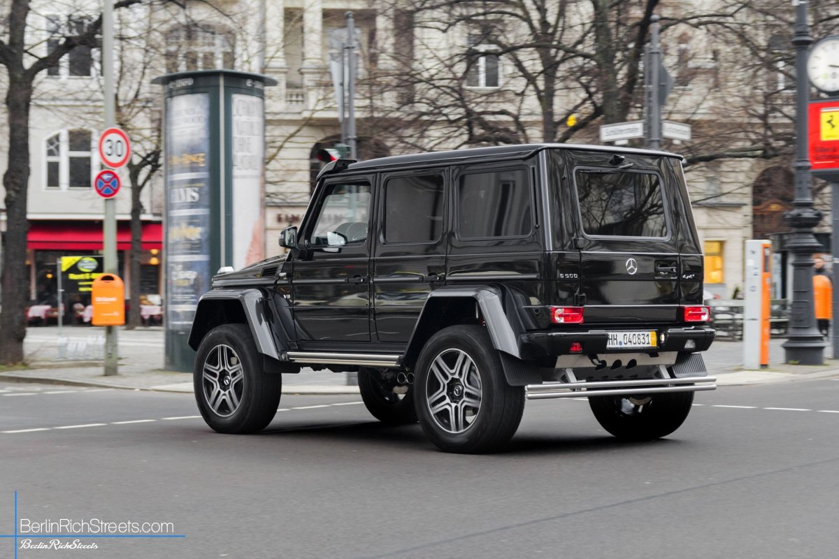Mercedes-Benz G500 4x4² spotted in Berlin — BerlinRichStreets
