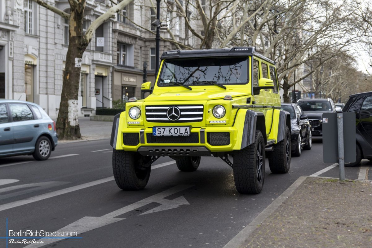 Mercedes-Benz G500 4x4² spotted in Berlin — BerlinRichStreets