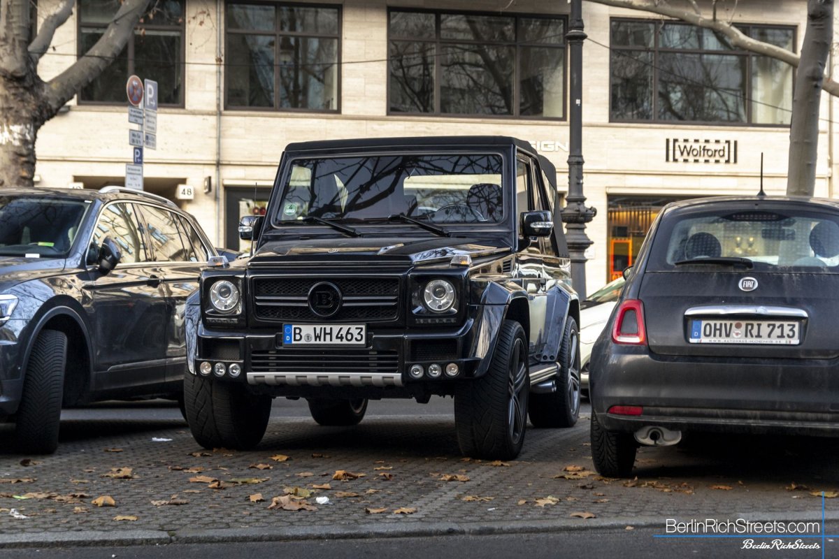 Mercedes-Benz BRABUS 6.1 Widestar Cabriolet spotted in Berlin — BerlinRichStreets