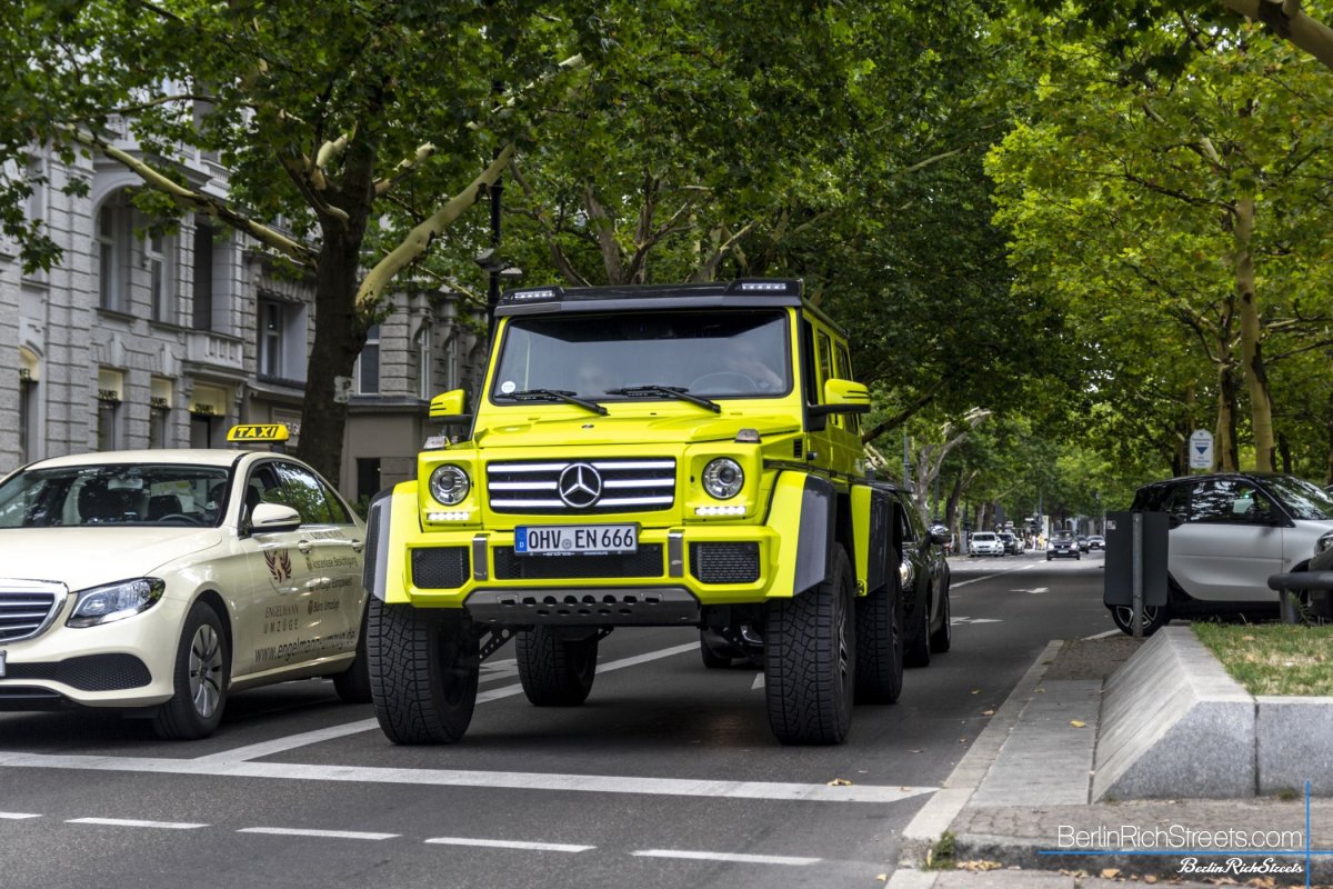 Mercedes-Benz G500 4x4² spotted in Berlin — BerlinRichStreets