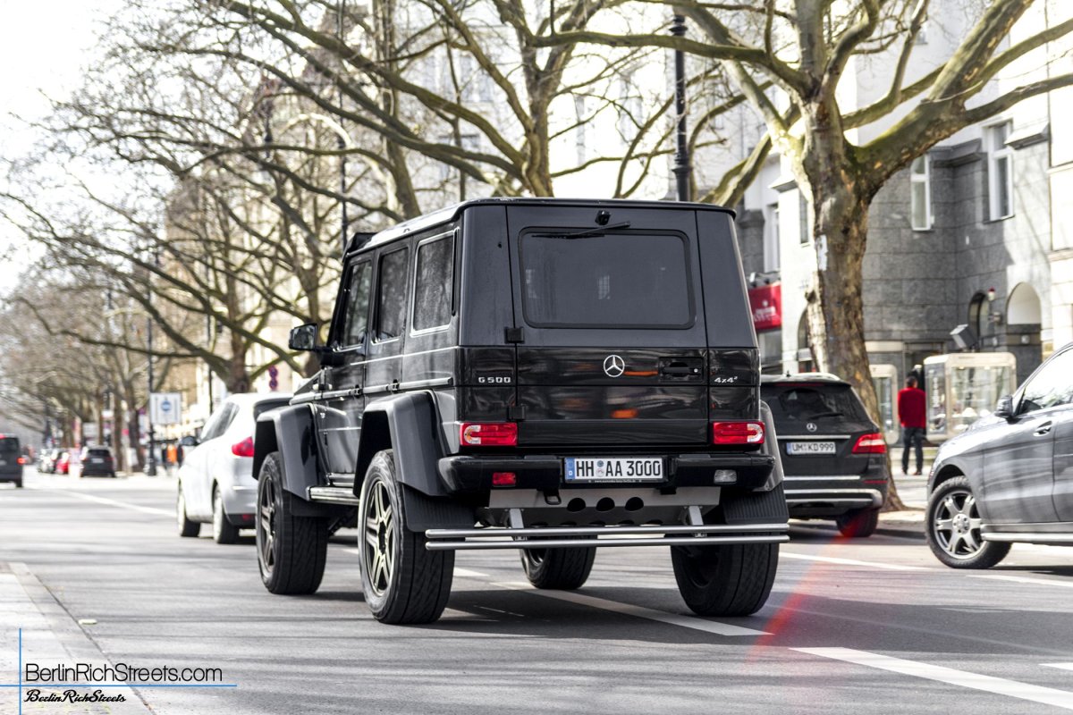 Mercedes-Benz G500 4x4² spotted in Berlin — BerlinRichStreets