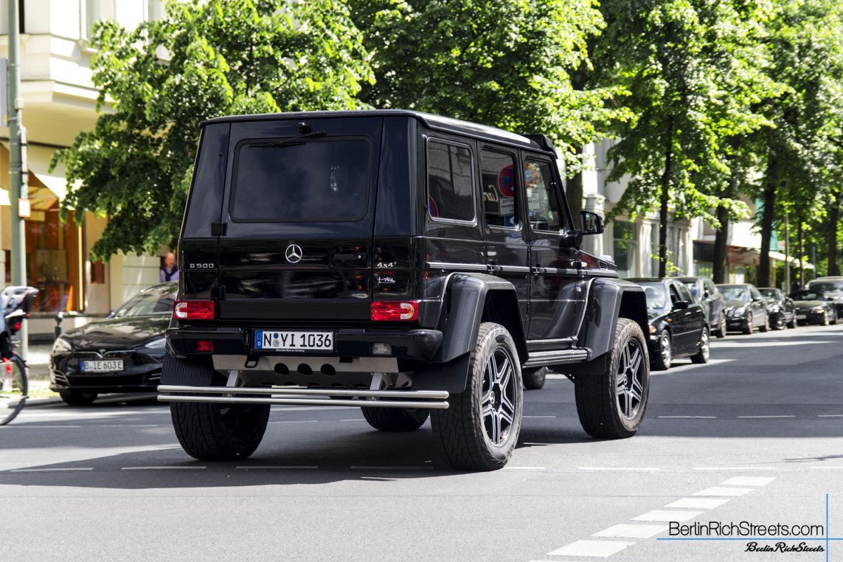 Mercedes-Benz G500 4x4² spotted in Berlin — BerlinRichStreets