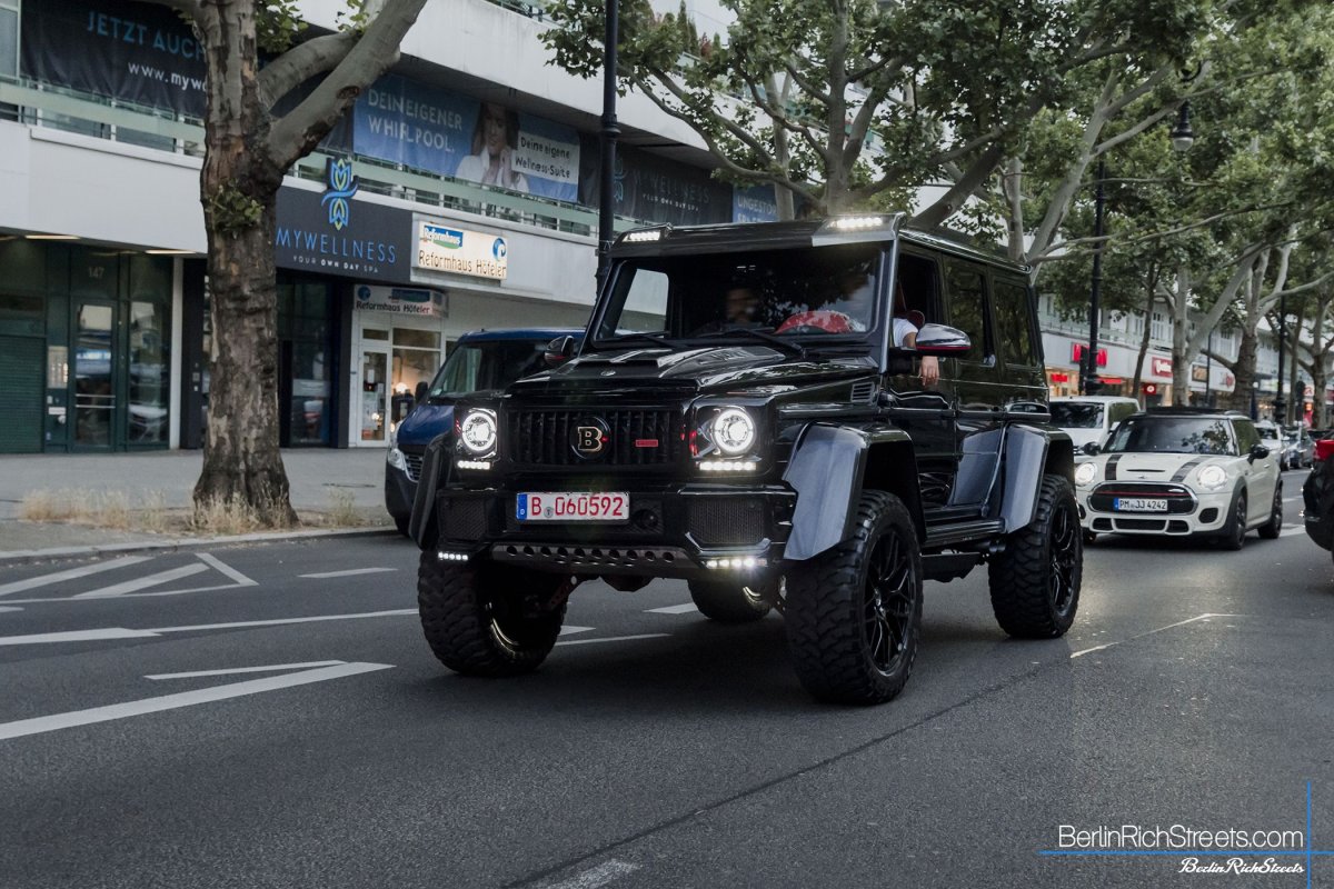 Mercedes-Benz G500 4x4² BRABUS spotted in Berlin — BerlinRichStreets