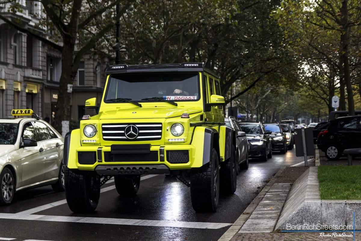 Mercedes-Benz G500 4x4² spotted in Berlin — BerlinRichStreets