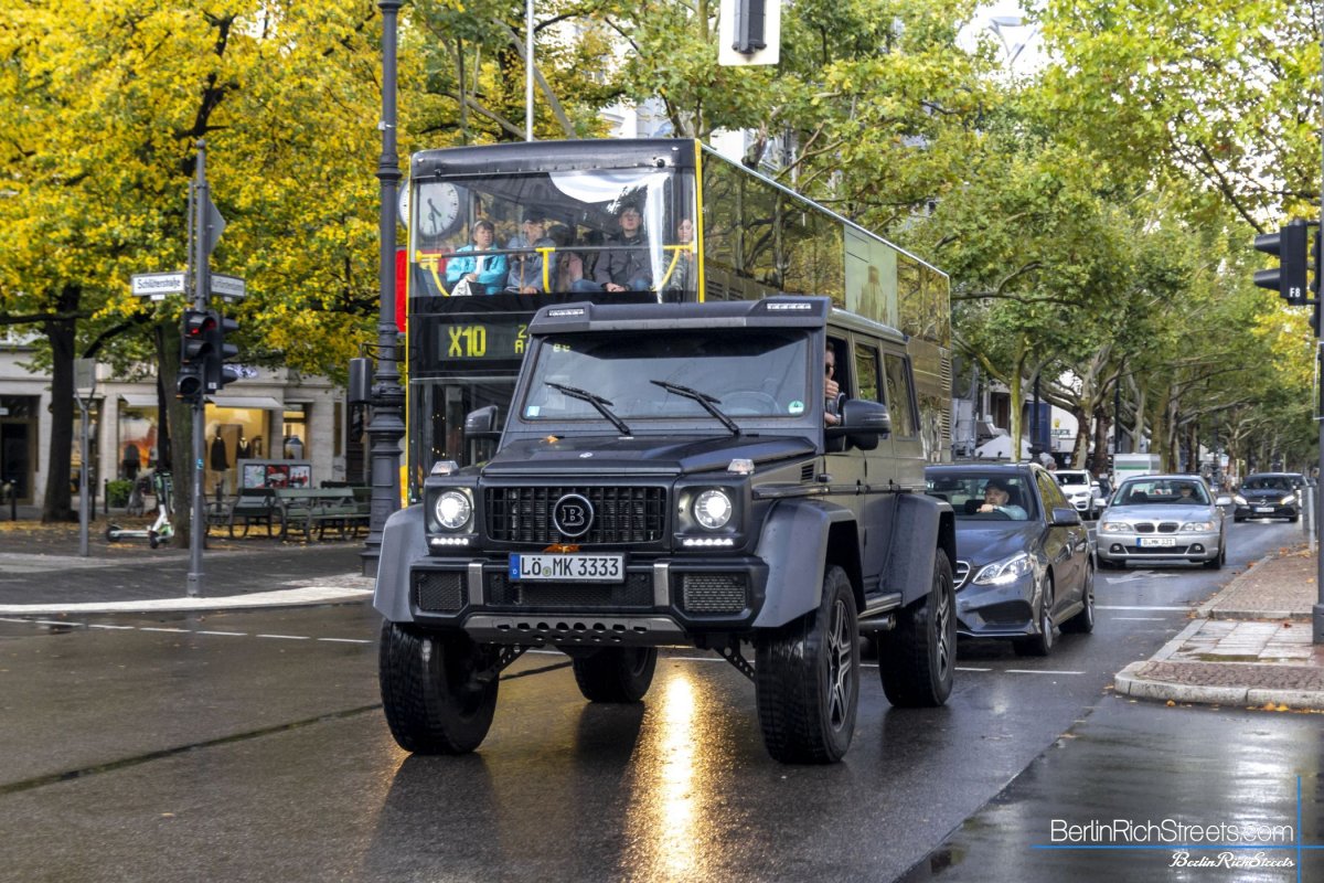 Mercedes-Benz G500 4x4² BRABUS spotted in Berlin — BerlinRichStreets