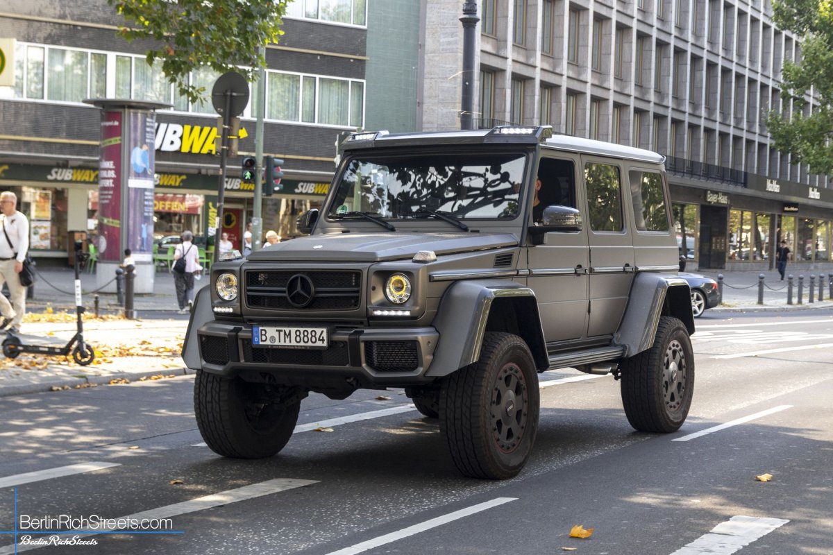 Mercedes-Benz G500 4x4² spotted in Berlin — BerlinRichStreets