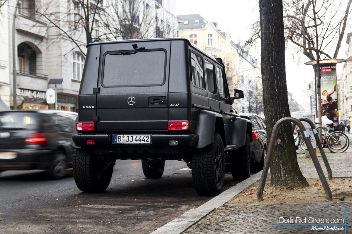 Mercedes-Benz G500 4x4² spotted in Berlin — BerlinRichStreets