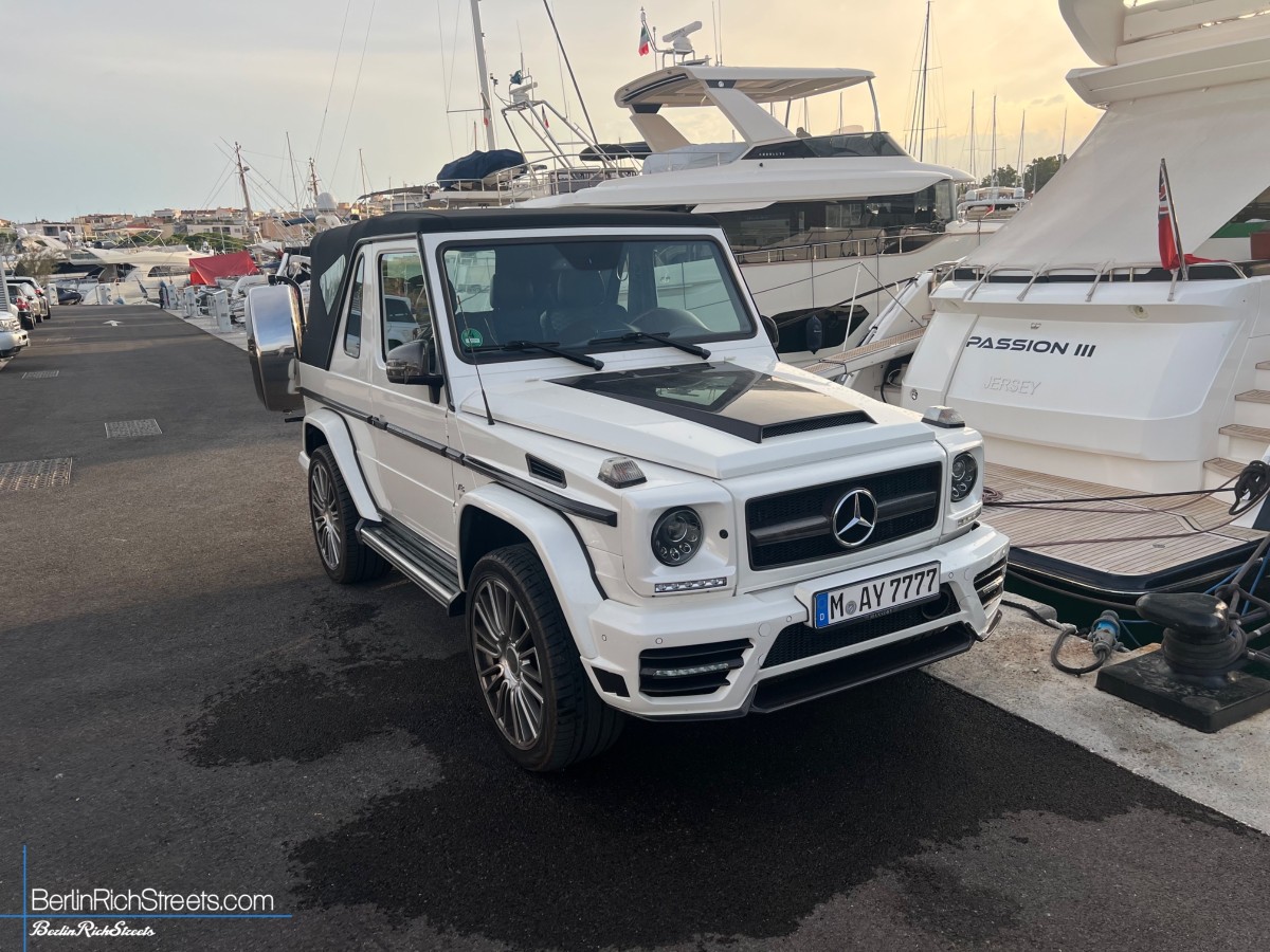 Mercedes-Benz G500 Cabriolet MANSORY spotted in Antibes — BerlinRichStreets
