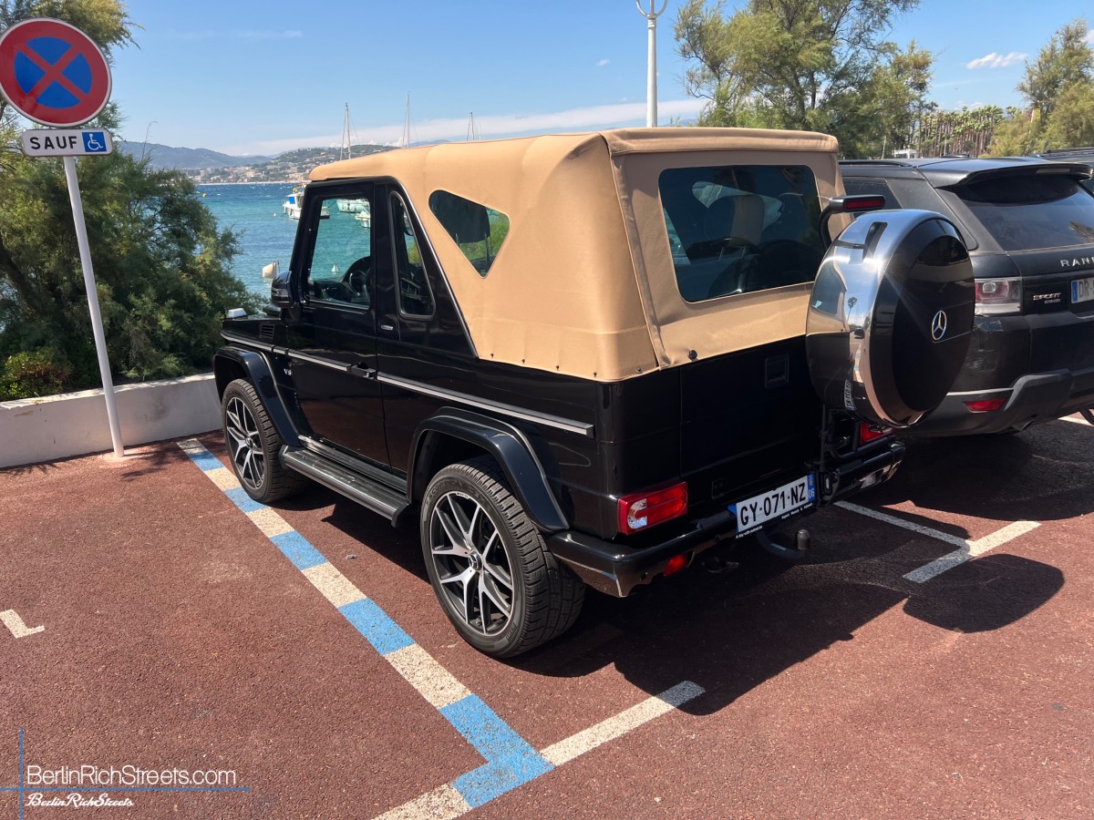 Mercedes-Benz G500 Cabriolet Final 200 spotted in Cannes — BerlinRichStreets