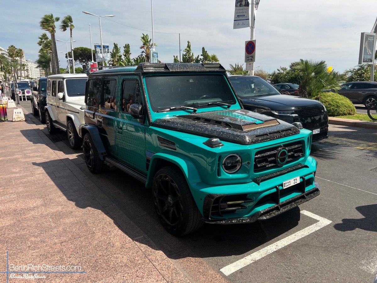 Mercedes-AMG MANSORY P850 Algorithmic Fade (W463A) spotted in Cannes — BerlinRichStreets