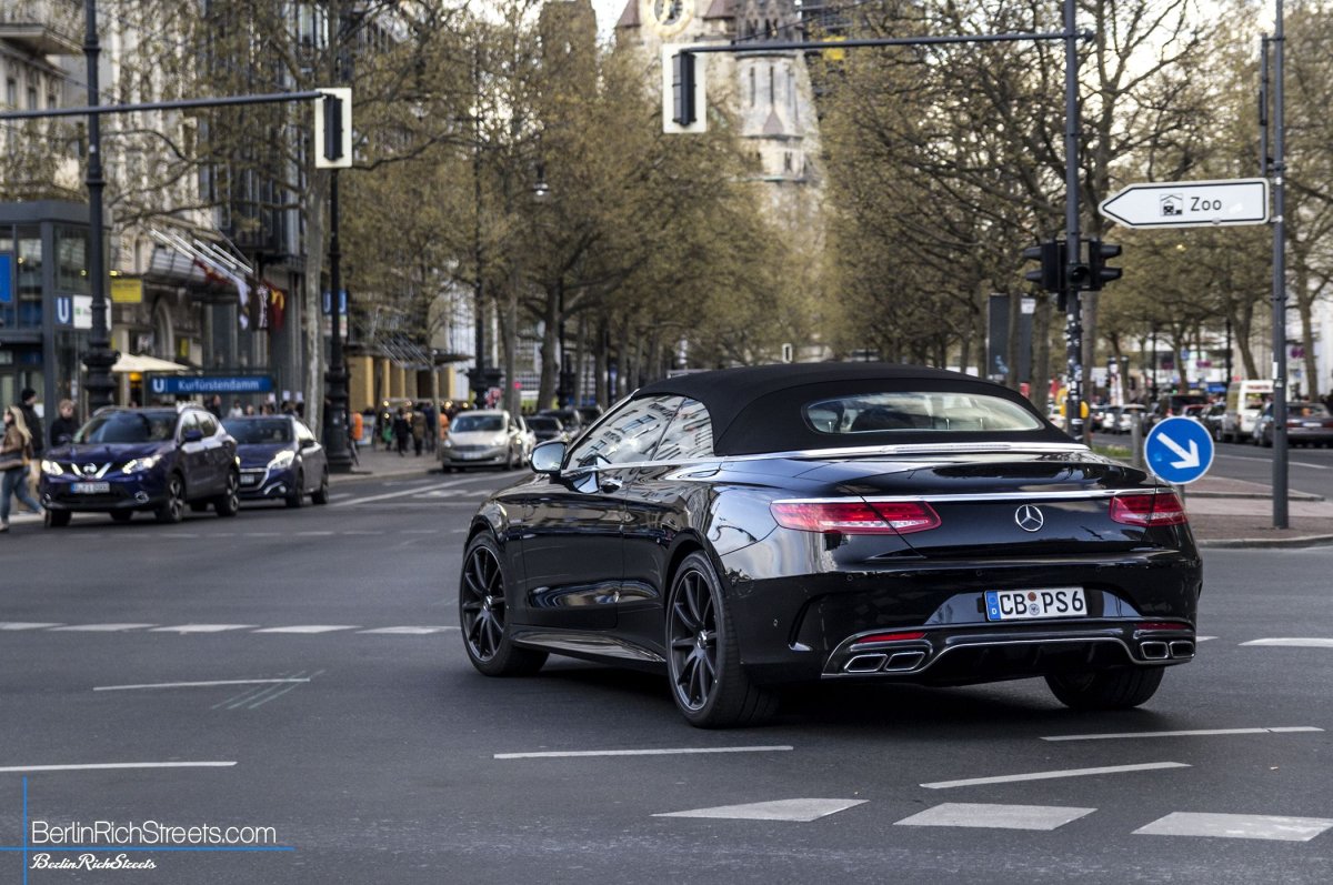 Mercedes-AMG S63 Convertible (A217) spotted in Berlin — BerlinRichStreets