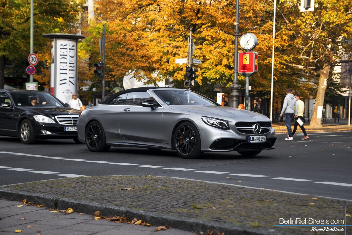 Mercedes-AMG S63 Convertible (A217) spotted in Berlin — BerlinRichStreets