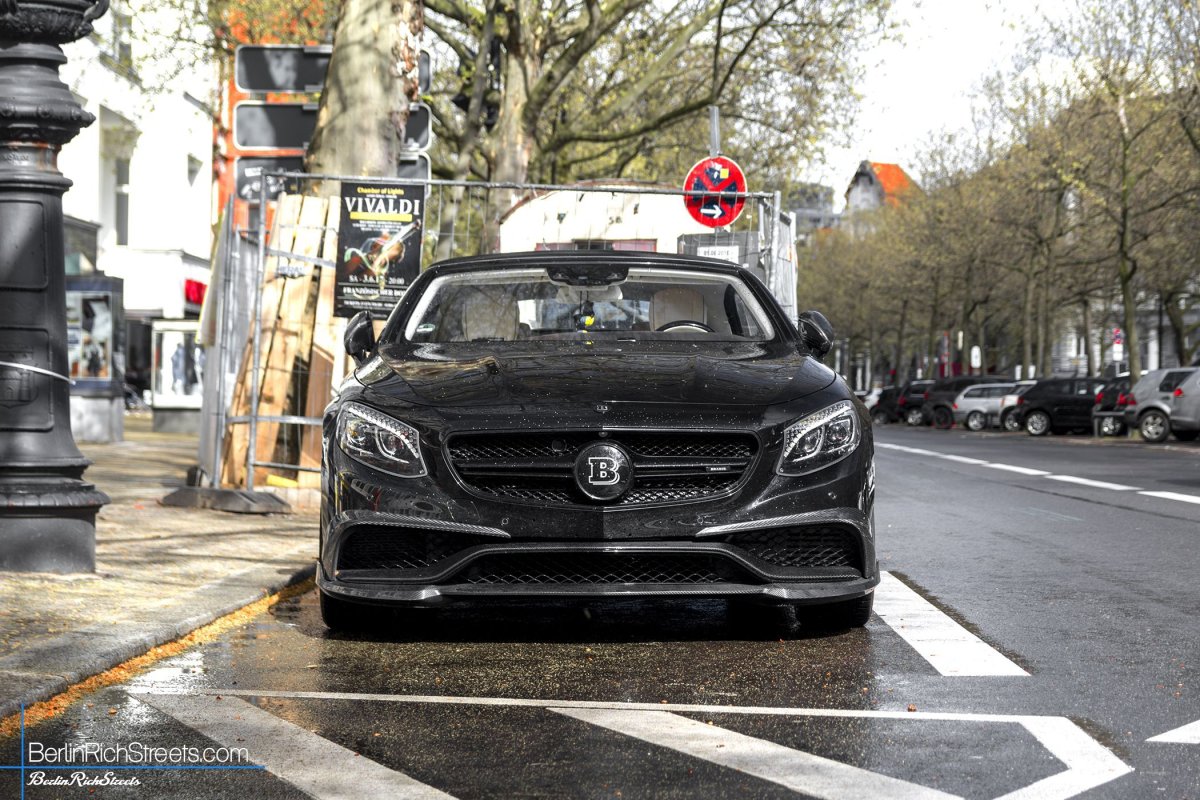 Mercedes-AMG BRABUS S B63-650 Convertible (A217) spotted in Berlin — BerlinRichStreets