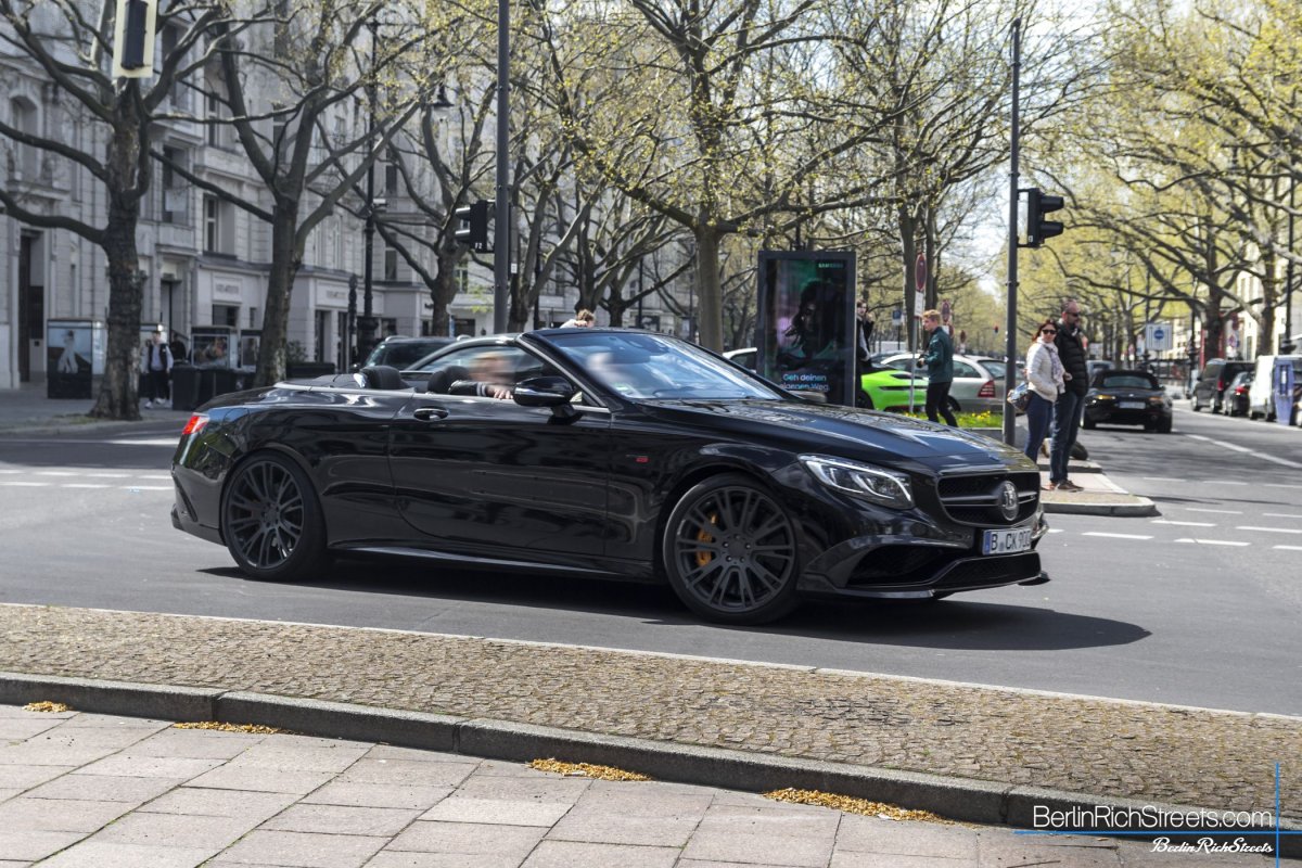 Mercedes-AMG BRABUS 850 6.0 Biturbo Convertible (A217) spotted in Berlin — BerlinRichStreets