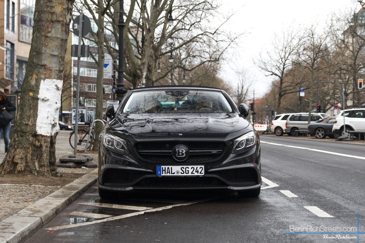 Mercedes-AMG BRABUS S B63-650 Convertible (A217) spotted in Berlin — BerlinRichStreets