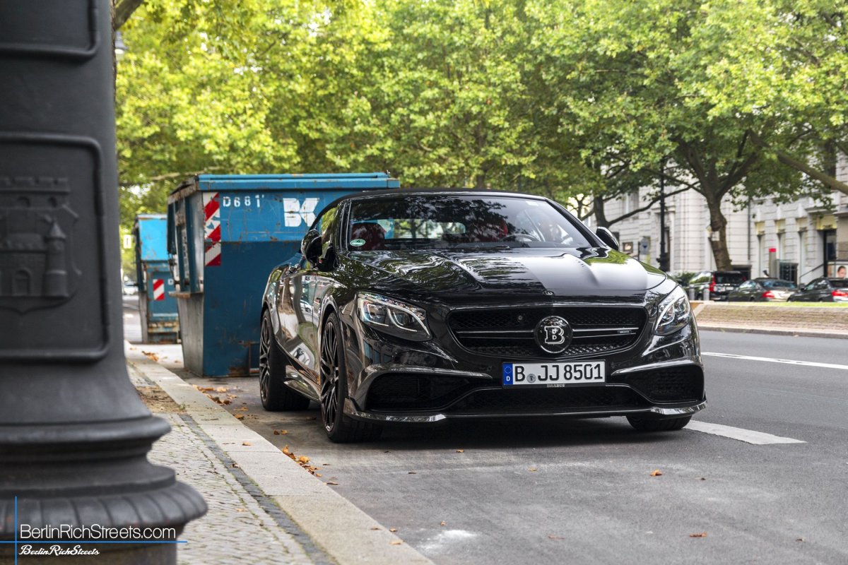 Mercedes-AMG BRABUS 850 6.0 Biturbo Convertible (A217) spotted in Berlin — BerlinRichStreets