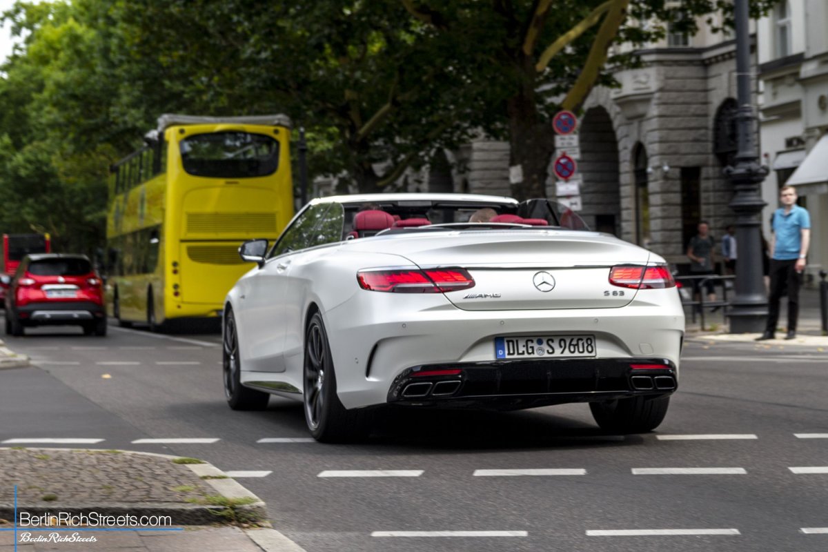 Mercedes-AMG S63 Convertible (A217) 2018 spotted in Berlin — BerlinRichStreets