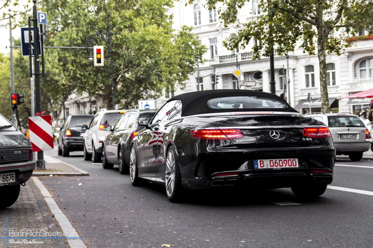Mercedes-AMG S63 Convertible (A217) spotted in Berlin — BerlinRichStreets