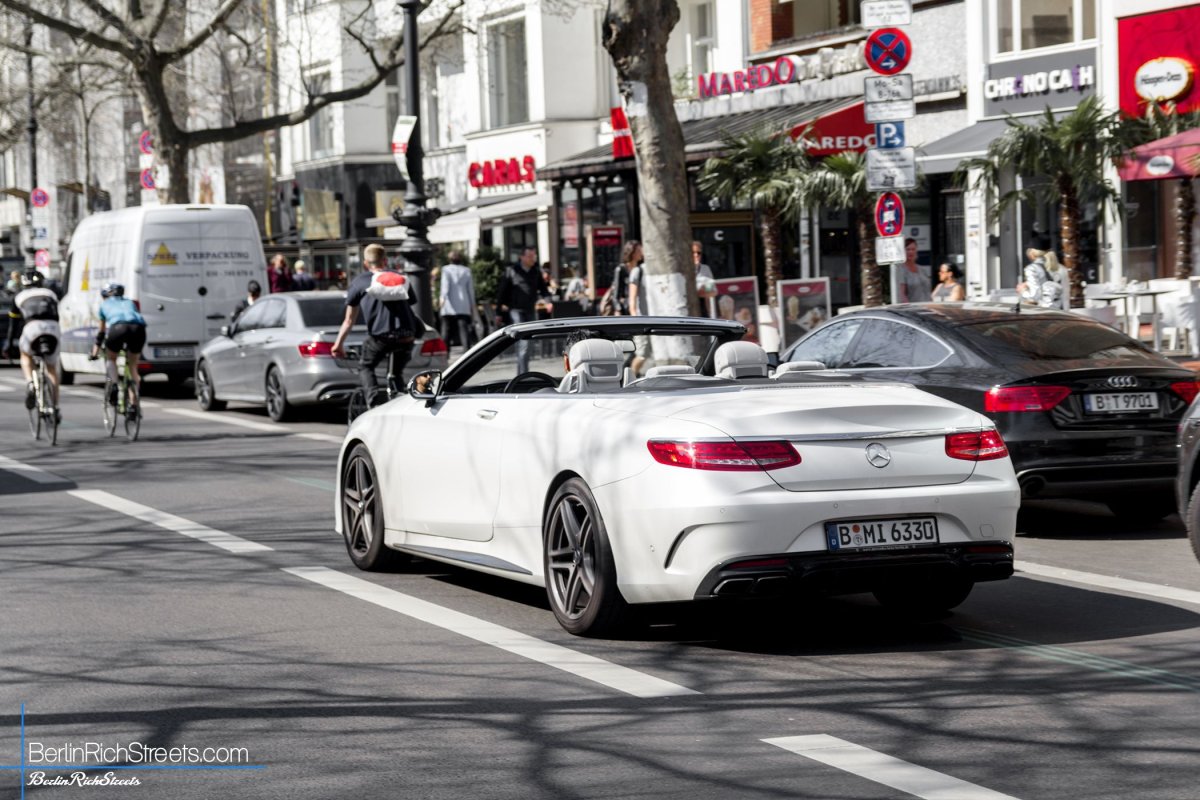 Mercedes-AMG S63 Convertible (A217) spotted in Berlin — BerlinRichStreets