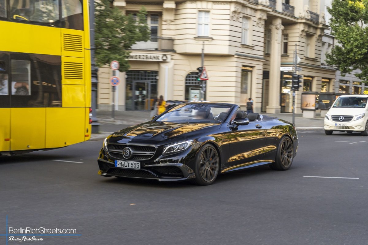 Mercedes-AMG BRABUS 850 6.0 Biturbo Convertible (A217) spotted in Berlin — BerlinRichStreets