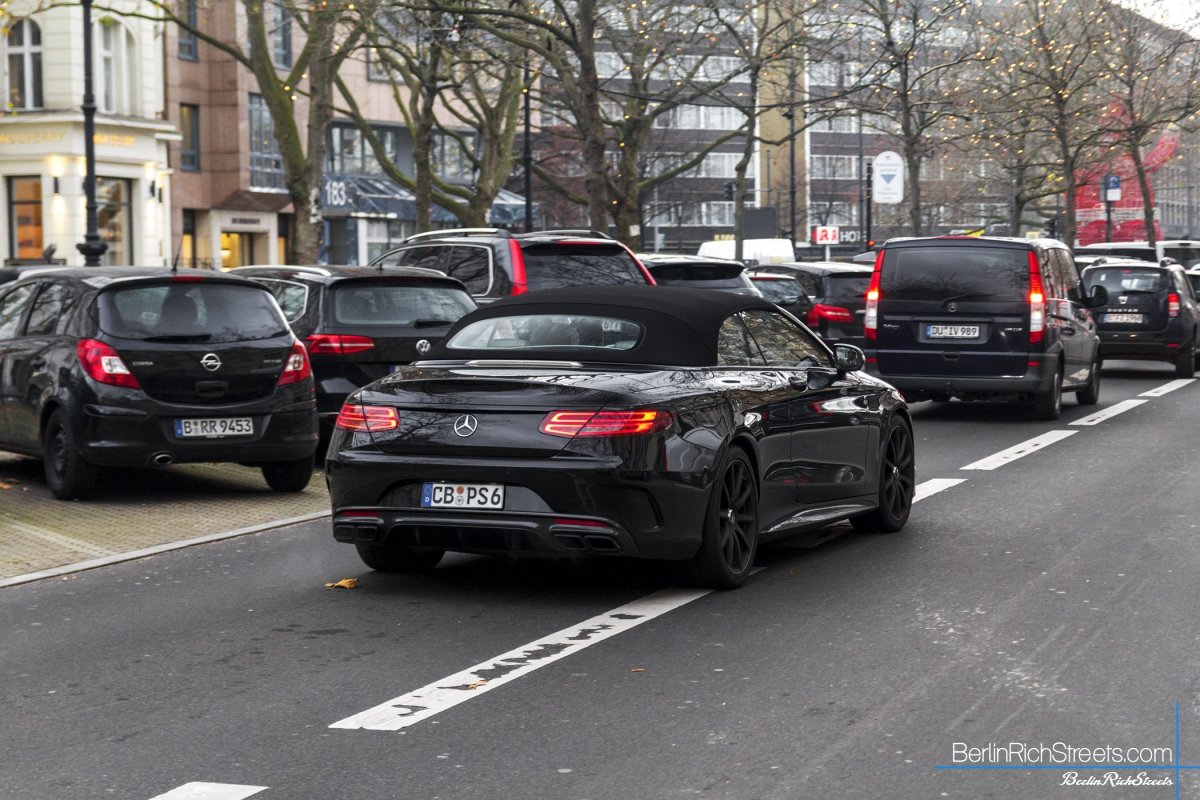 Mercedes-AMG S63 Convertible (A217) spotted in Berlin — BerlinRichStreets