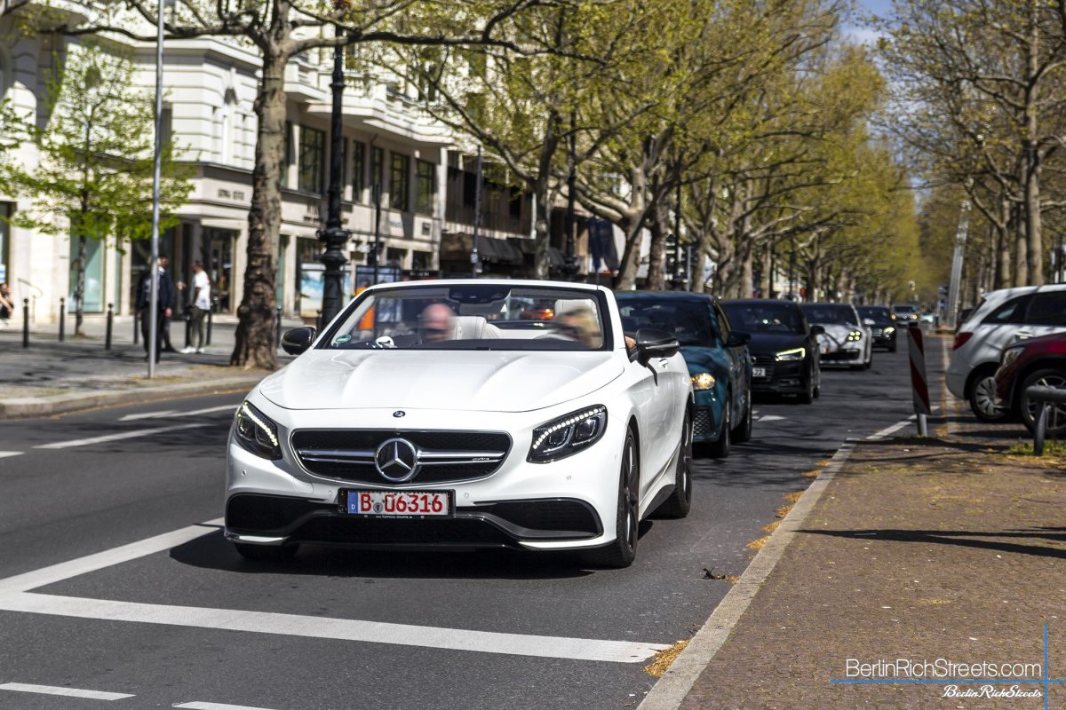 Mercedes-AMG S63 Convertible (A217) spotted in Berlin — BerlinRichStreets