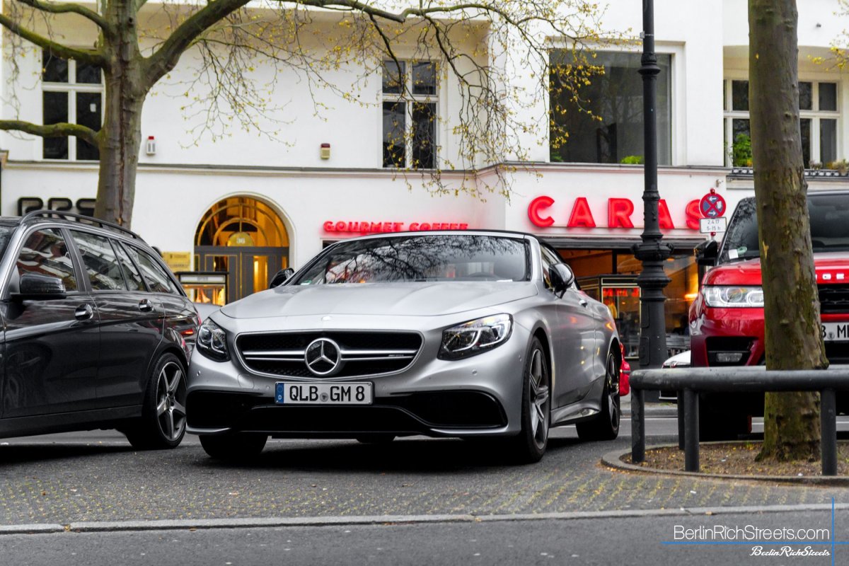 Mercedes-AMG S63 Convertible (A217) spotted in Berlin — BerlinRichStreets