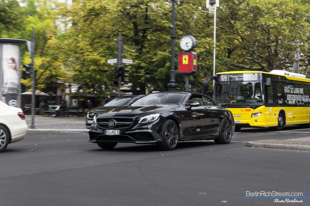Mercedes-AMG BRABUS 850 6.0 Biturbo Convertible (A217) spotted in Berlin — BerlinRichStreets