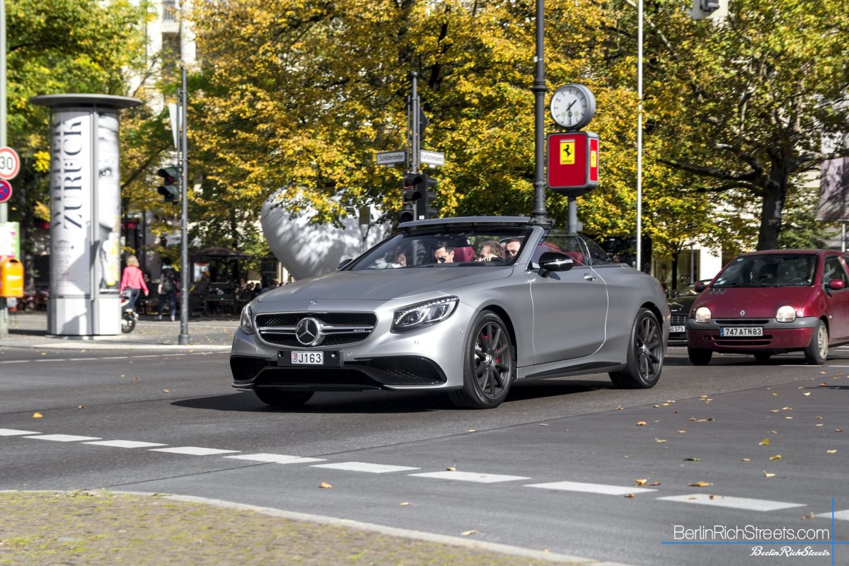 Mercedes-AMG S63 Convertible (A217) spotted in Berlin — BerlinRichStreets