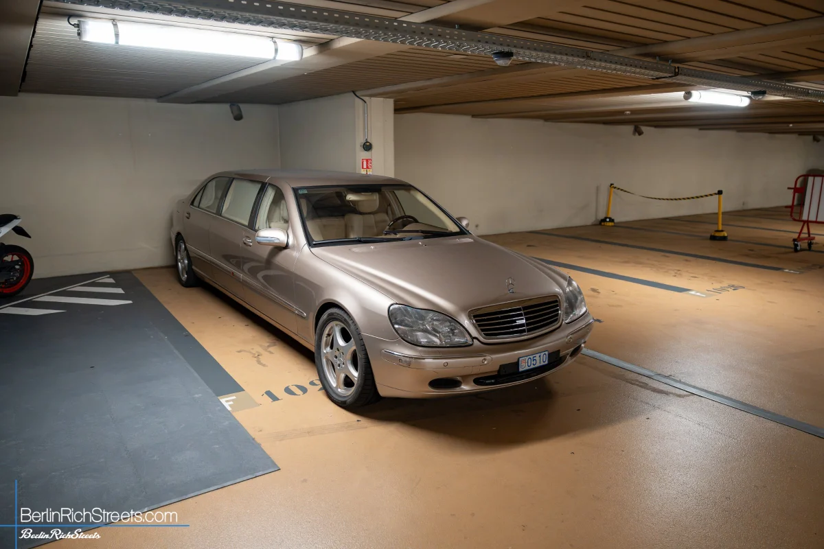 Mercedes-Benz S600 Pullman (VV220) spotted in Monaco — BerlinRichStreets