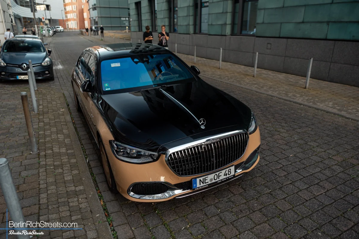 Mercedes-Maybach S680 Virgil Abloh (X223) spotted in Düsseldorf — BerlinRichStreets