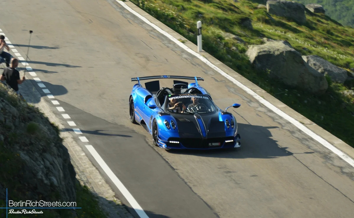 Pagani Huayra BC Roadster spotted in Andermatt — BerlinRichStreets