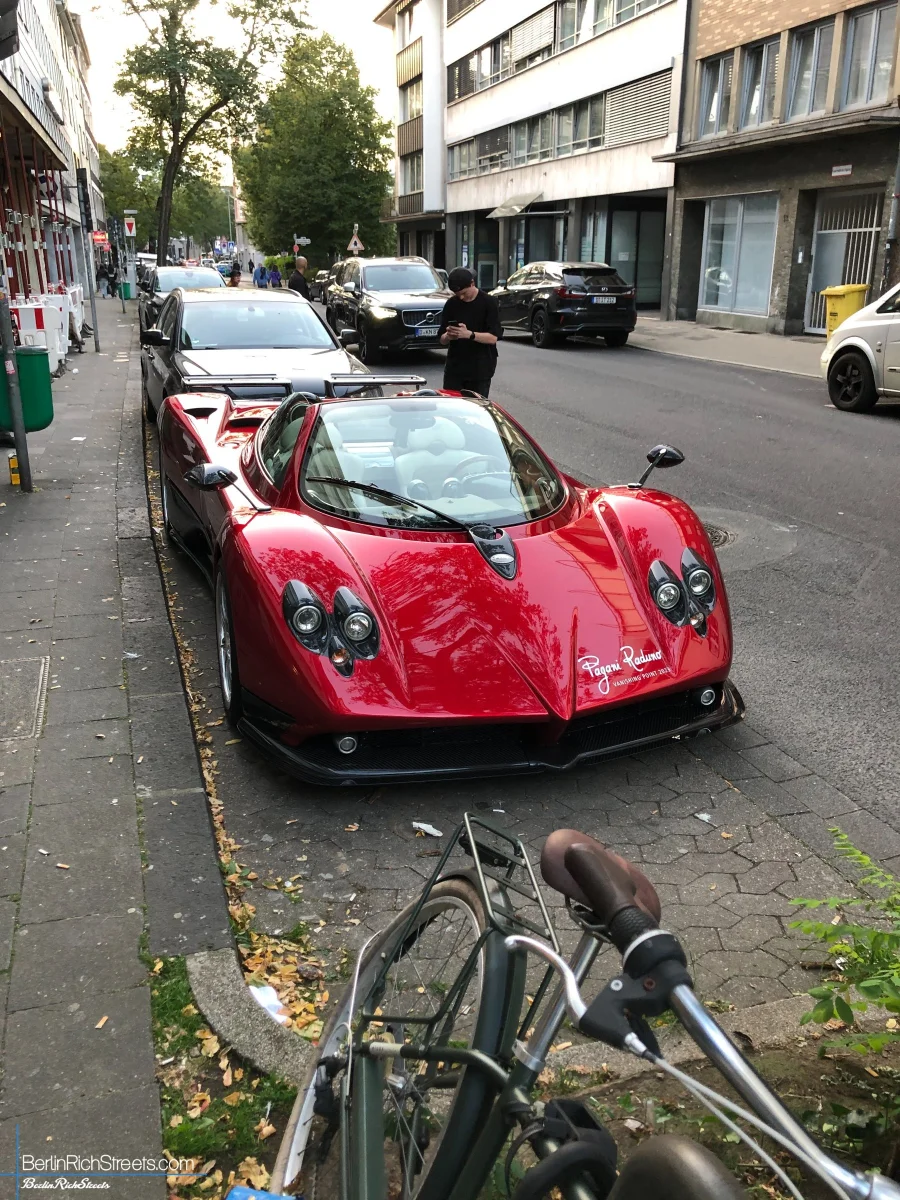Pagani Zonda C12S Roadster spotted in Düsseldorf — BerlinRichStreets