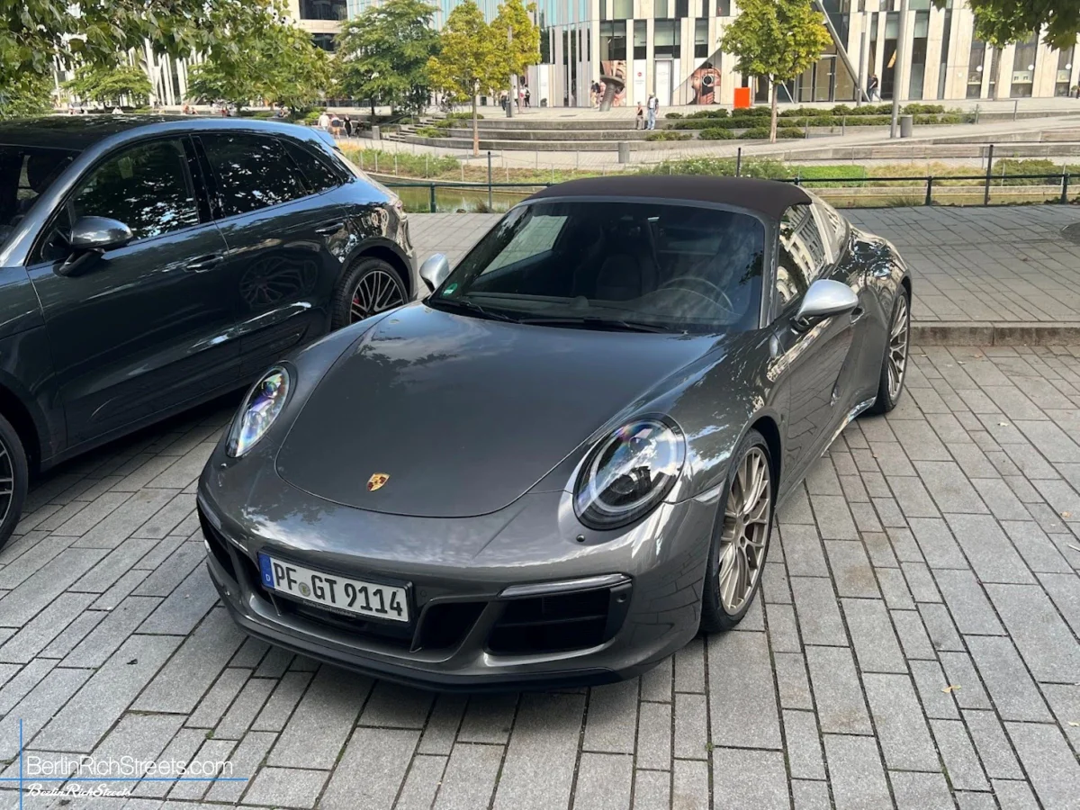 Porsche 911 Targa 4 GTS MkII Exclusive Manufaktur Edition spotted in Düsseldorf — BerlinRichStreets