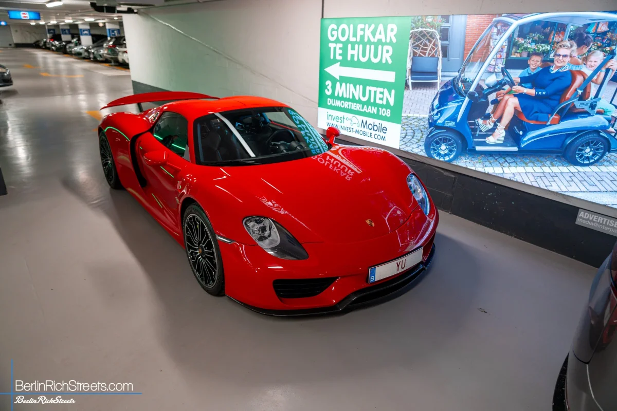 Porsche 918 Spyder spotted in Knokke-Heist — BerlinRichStreets