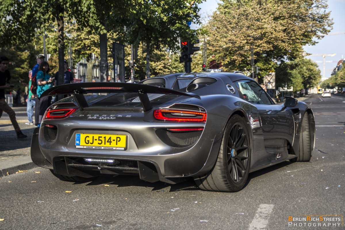 Porsche 918 Spyder Weissach Package — BerlinRichStreets