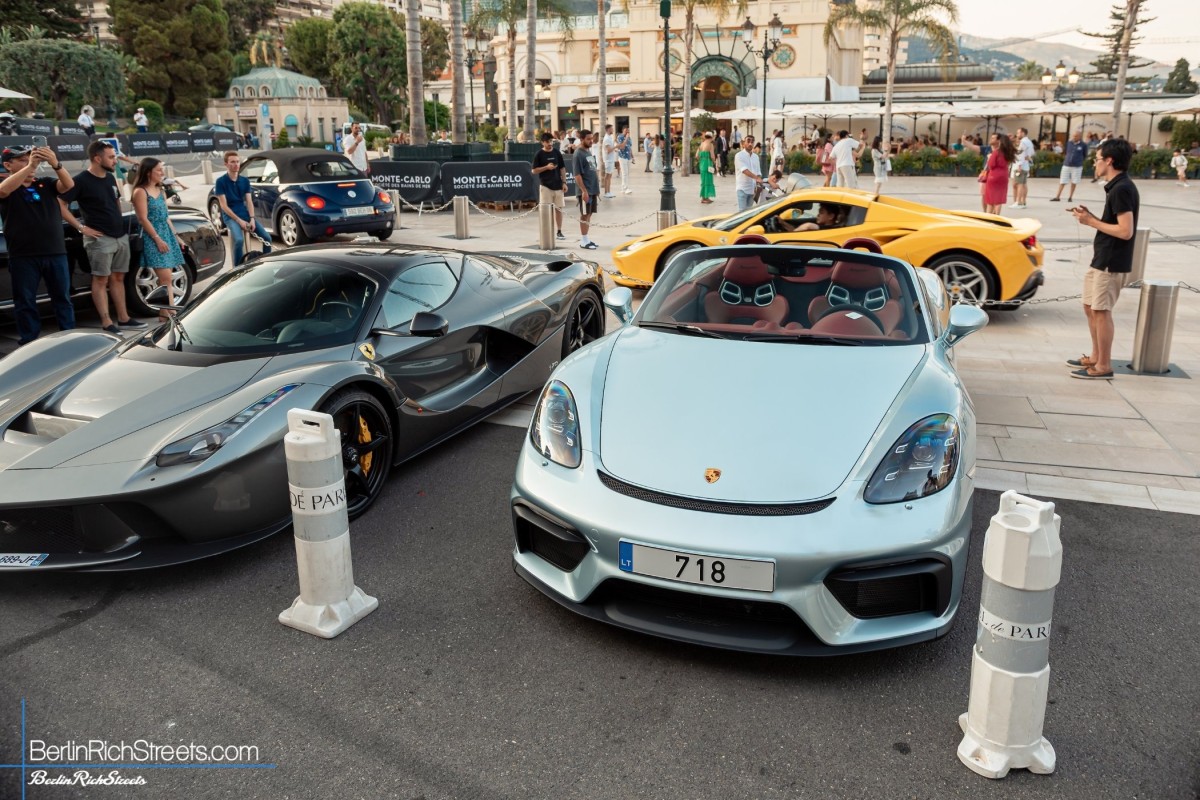Porsche 718 Boxster Spyder (982) spotted in Monaco — BerlinRichStreets