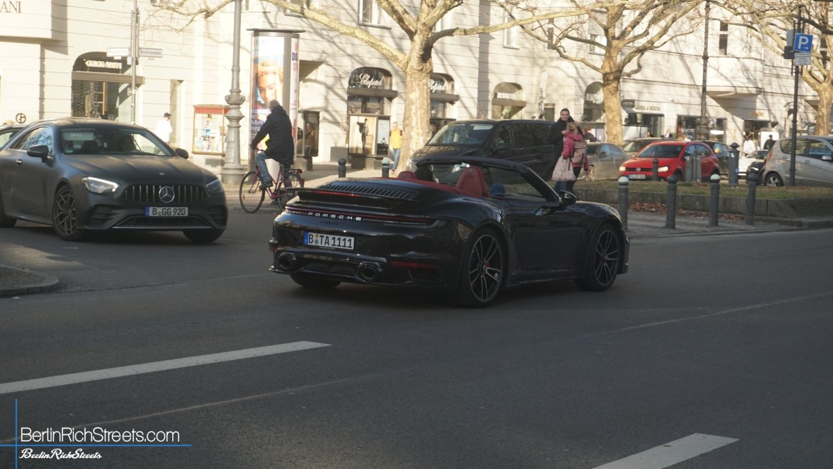 Porsche Turbo Convertible (992.1) spotted in Berlin — BerlinRichStreets