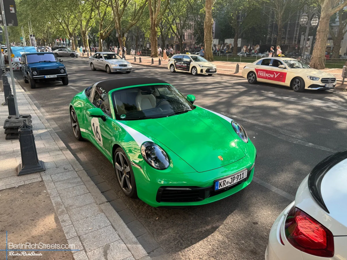 Porsche Targa 4S (992.1) Heritage Design Edition spotted in Düsseldorf — BerlinRichStreets