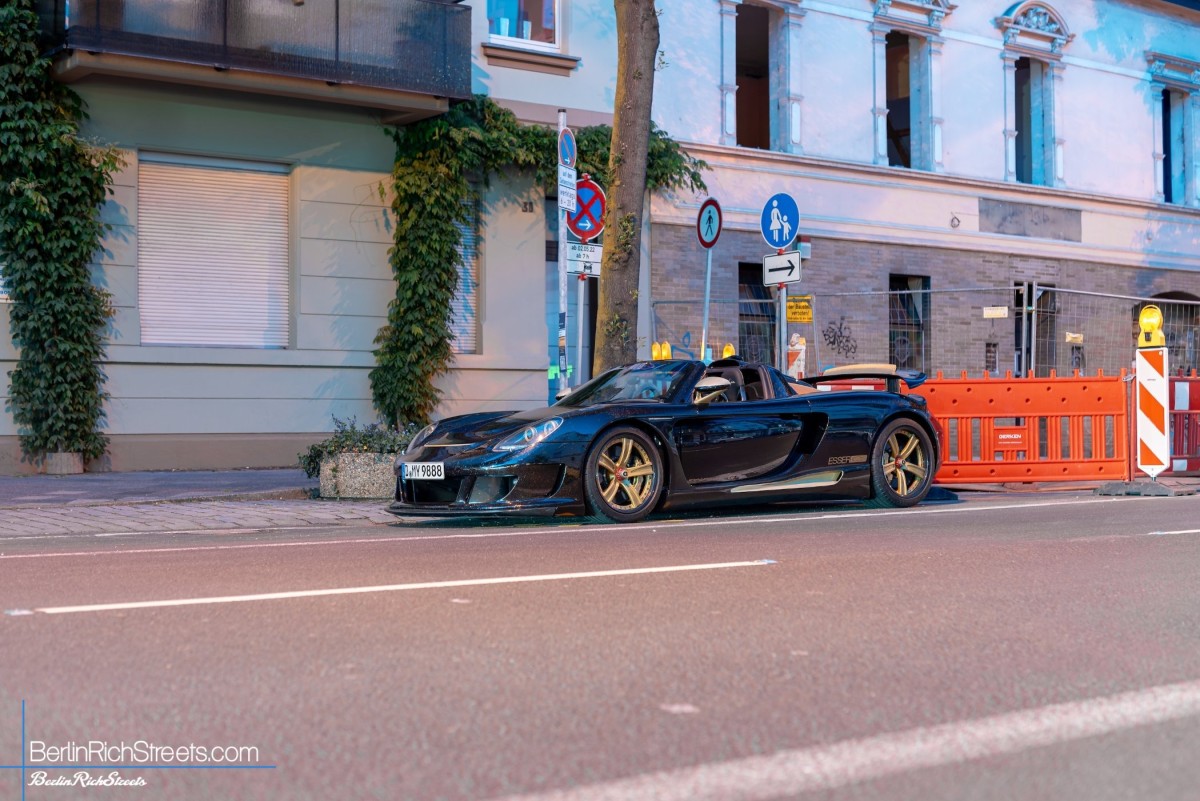 Porsche Carrera GT 'Gemballa Mirage GT Gold Edition' spotted in Düsseldorf — BerlinRichStreets