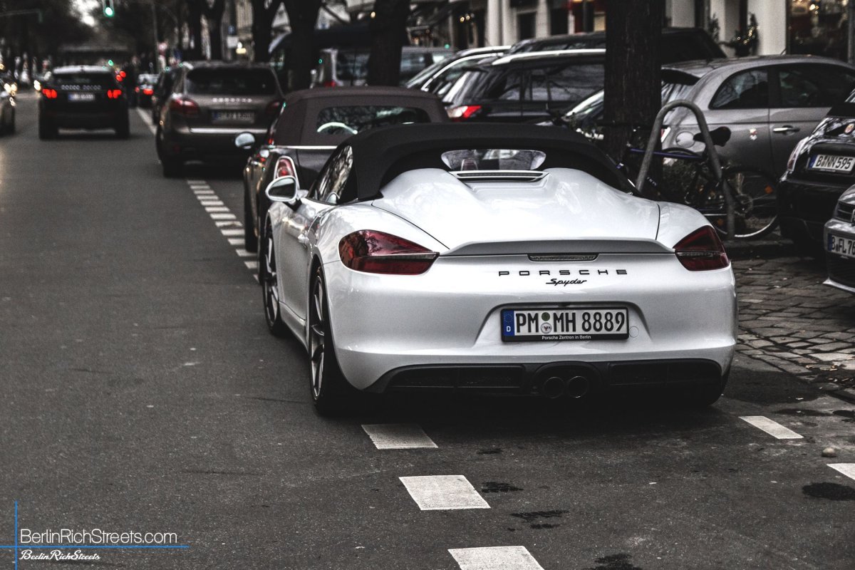 Porsche Boxster Spyder (981) spotted in Berlin — BerlinRichStreets