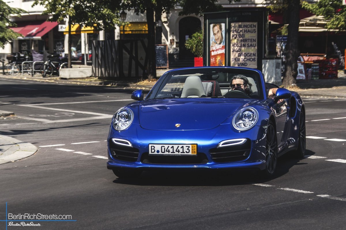 Porsche Turbo Convertible (991.1) spotted in Berlin — BerlinRichStreets